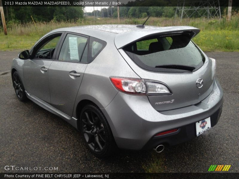 Liquid Silver Metallic / Black 2013 Mazda MAZDA3 MAZDASPEED3