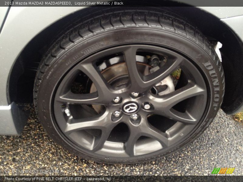 Liquid Silver Metallic / Black 2013 Mazda MAZDA3 MAZDASPEED3