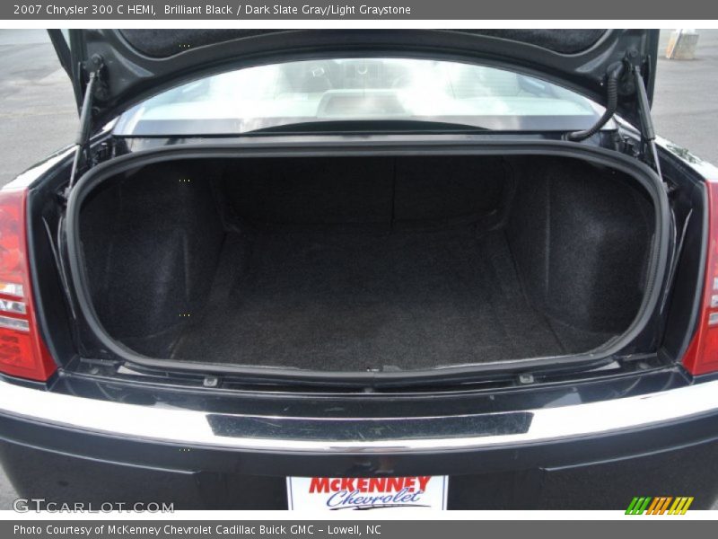 Brilliant Black / Dark Slate Gray/Light Graystone 2007 Chrysler 300 C HEMI