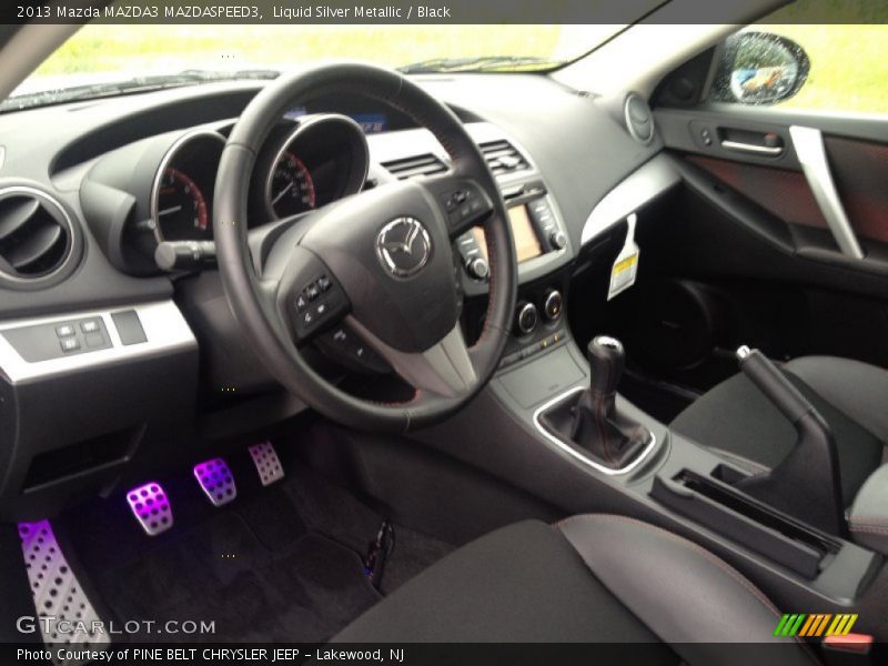Liquid Silver Metallic / Black 2013 Mazda MAZDA3 MAZDASPEED3