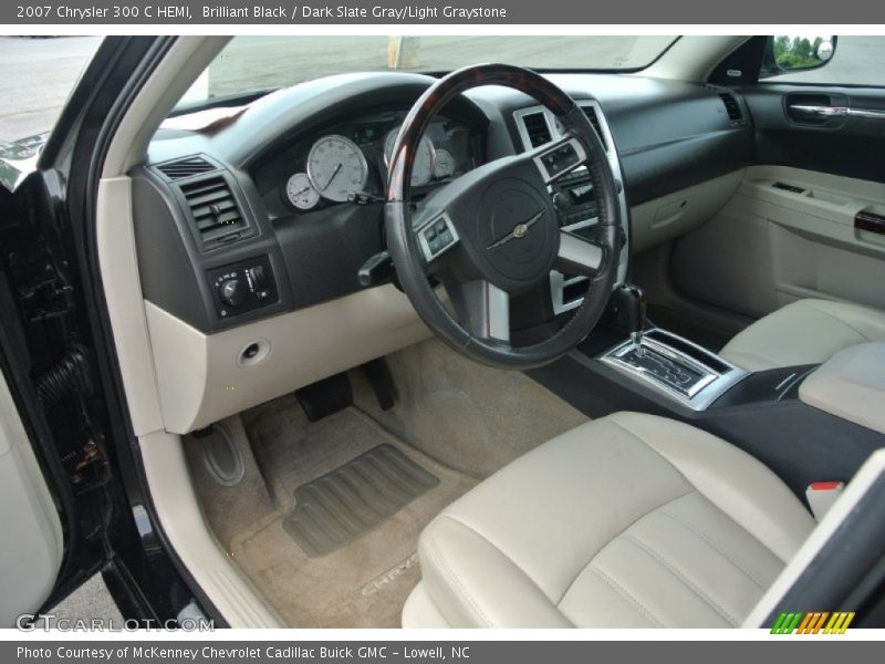  2007 300 C HEMI Dark Slate Gray/Light Graystone Interior