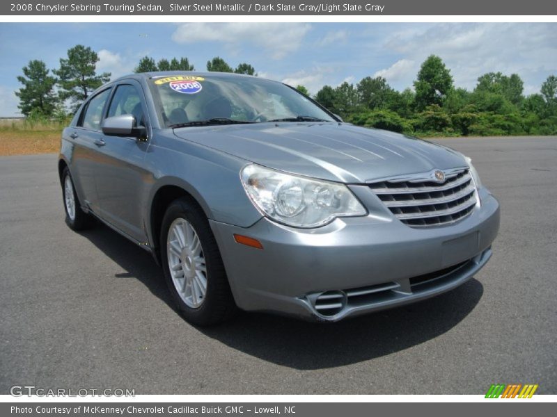 Silver Steel Metallic / Dark Slate Gray/Light Slate Gray 2008 Chrysler Sebring Touring Sedan