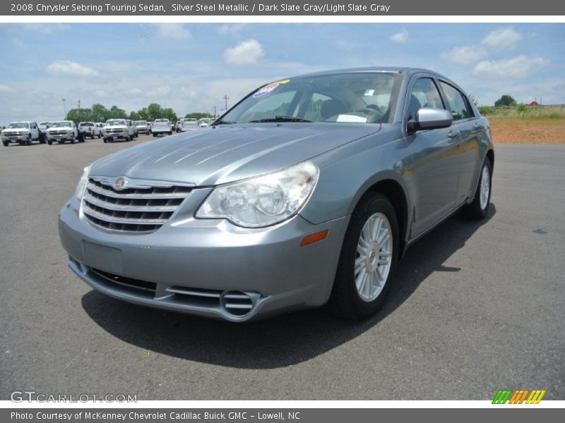 Silver Steel Metallic / Dark Slate Gray/Light Slate Gray 2008 Chrysler Sebring Touring Sedan