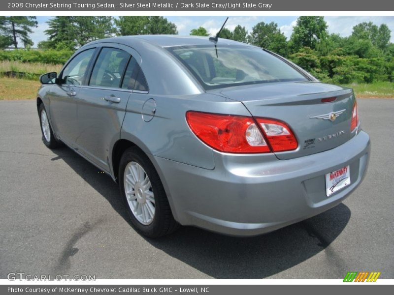 Silver Steel Metallic / Dark Slate Gray/Light Slate Gray 2008 Chrysler Sebring Touring Sedan