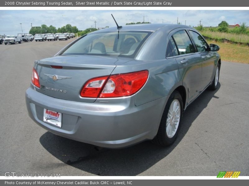 Silver Steel Metallic / Dark Slate Gray/Light Slate Gray 2008 Chrysler Sebring Touring Sedan