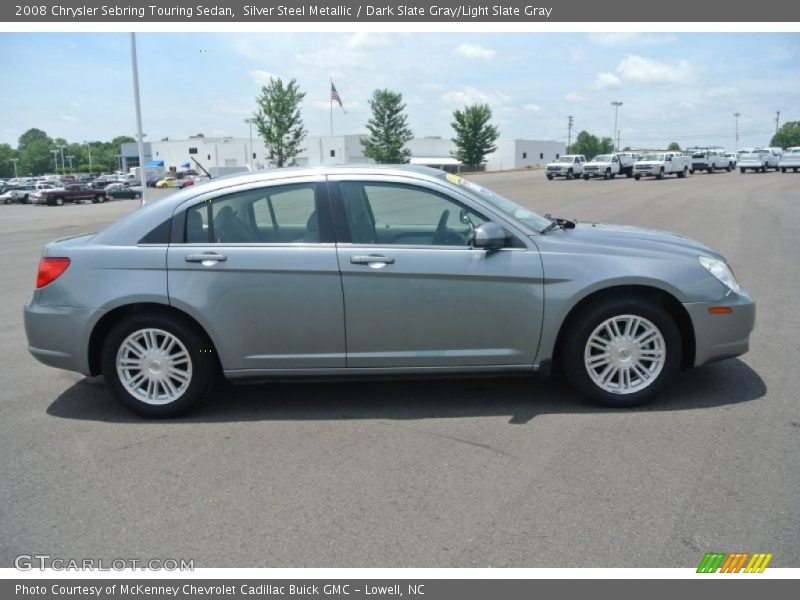 Silver Steel Metallic / Dark Slate Gray/Light Slate Gray 2008 Chrysler Sebring Touring Sedan