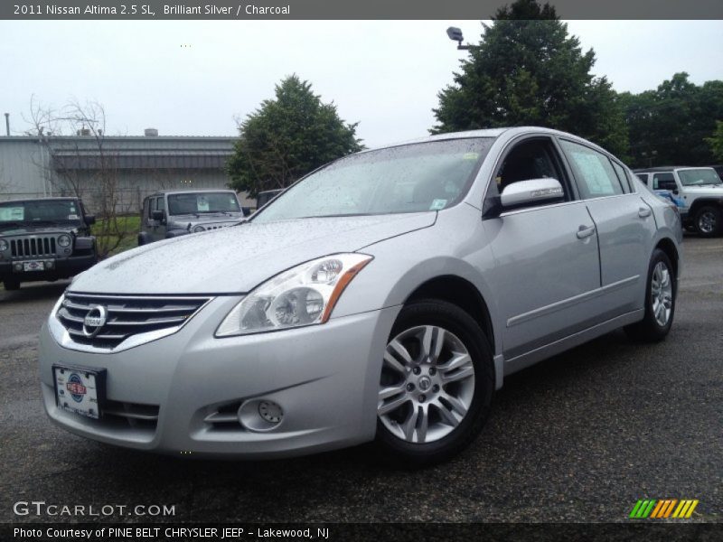 Brilliant Silver / Charcoal 2011 Nissan Altima 2.5 SL
