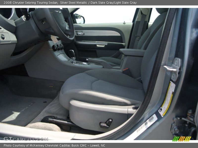 Silver Steel Metallic / Dark Slate Gray/Light Slate Gray 2008 Chrysler Sebring Touring Sedan