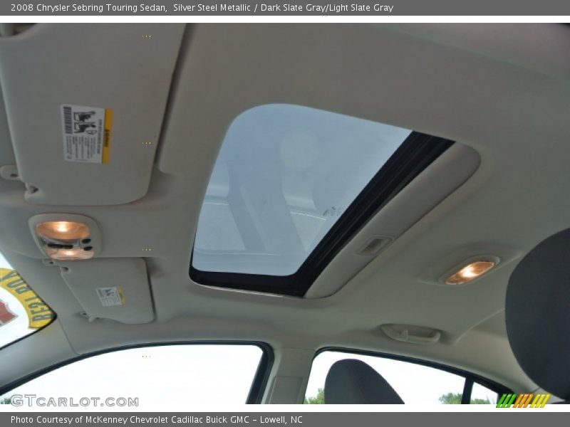 Silver Steel Metallic / Dark Slate Gray/Light Slate Gray 2008 Chrysler Sebring Touring Sedan