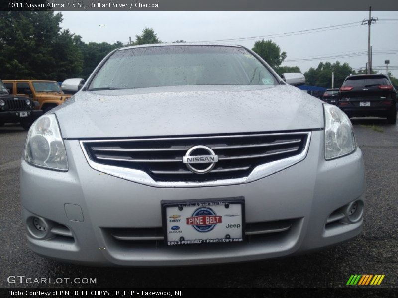 Brilliant Silver / Charcoal 2011 Nissan Altima 2.5 SL