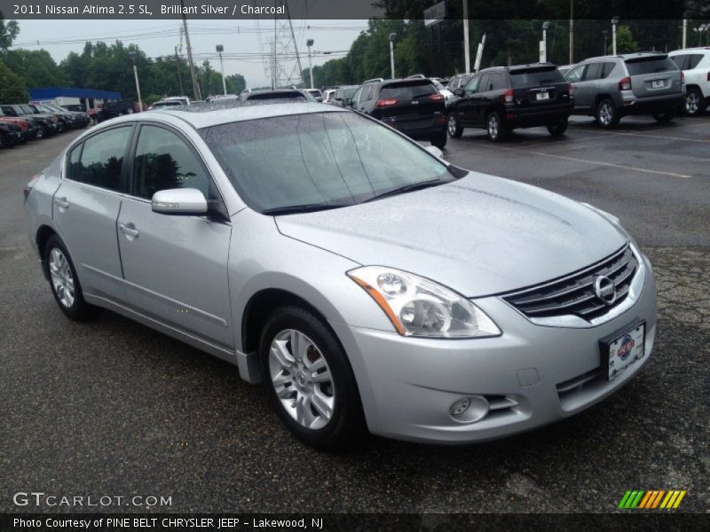 Brilliant Silver / Charcoal 2011 Nissan Altima 2.5 SL