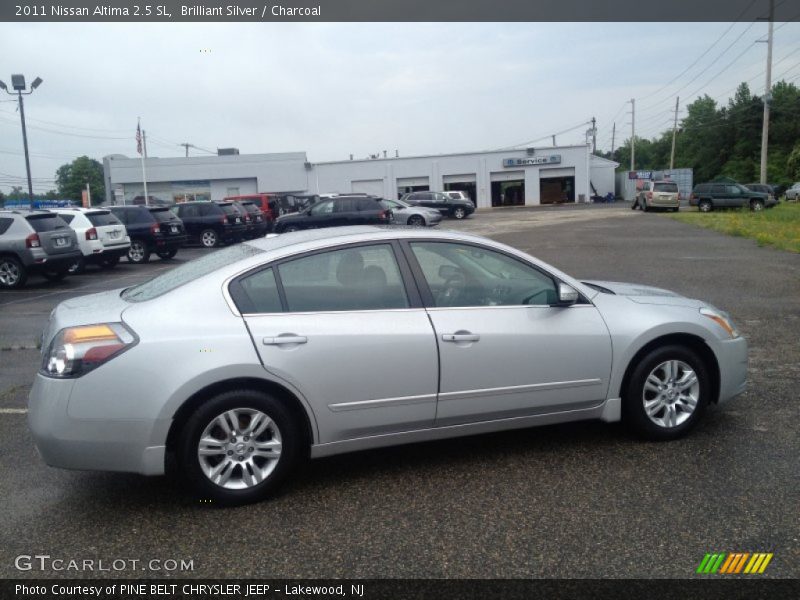 Brilliant Silver / Charcoal 2011 Nissan Altima 2.5 SL