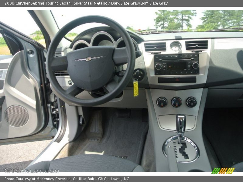 Silver Steel Metallic / Dark Slate Gray/Light Slate Gray 2008 Chrysler Sebring Touring Sedan