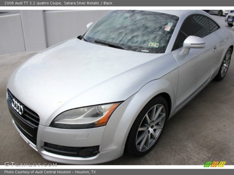 Sahara Silver Metallic / Black 2008 Audi TT 3.2 quattro Coupe