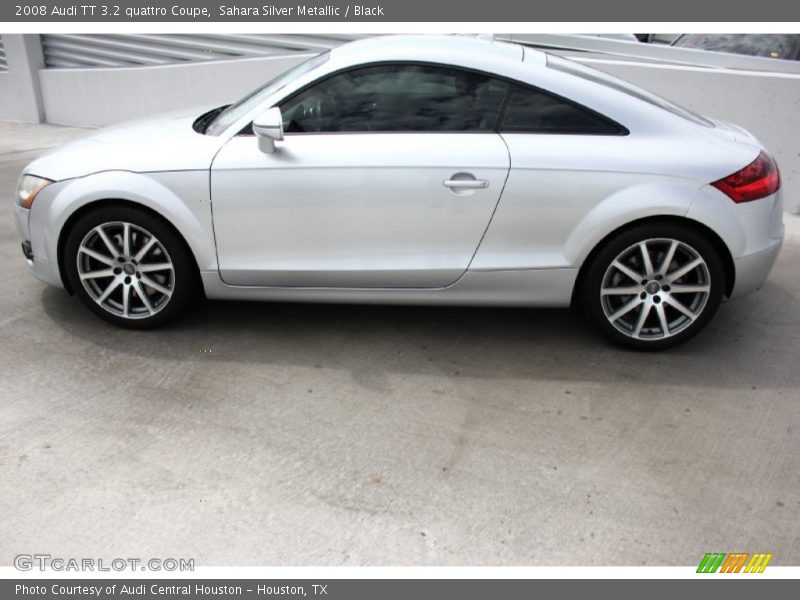 Sahara Silver Metallic / Black 2008 Audi TT 3.2 quattro Coupe