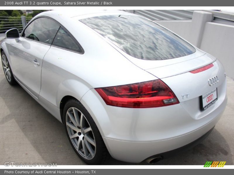 Sahara Silver Metallic / Black 2008 Audi TT 3.2 quattro Coupe