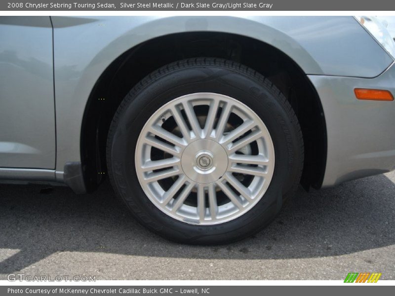 Silver Steel Metallic / Dark Slate Gray/Light Slate Gray 2008 Chrysler Sebring Touring Sedan