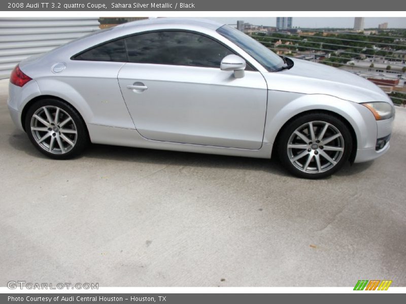 Sahara Silver Metallic / Black 2008 Audi TT 3.2 quattro Coupe