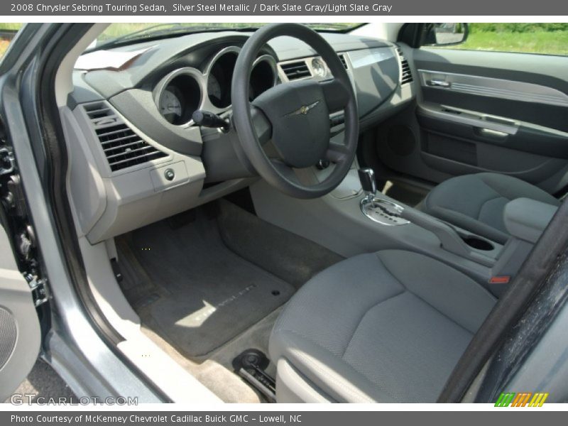 Silver Steel Metallic / Dark Slate Gray/Light Slate Gray 2008 Chrysler Sebring Touring Sedan