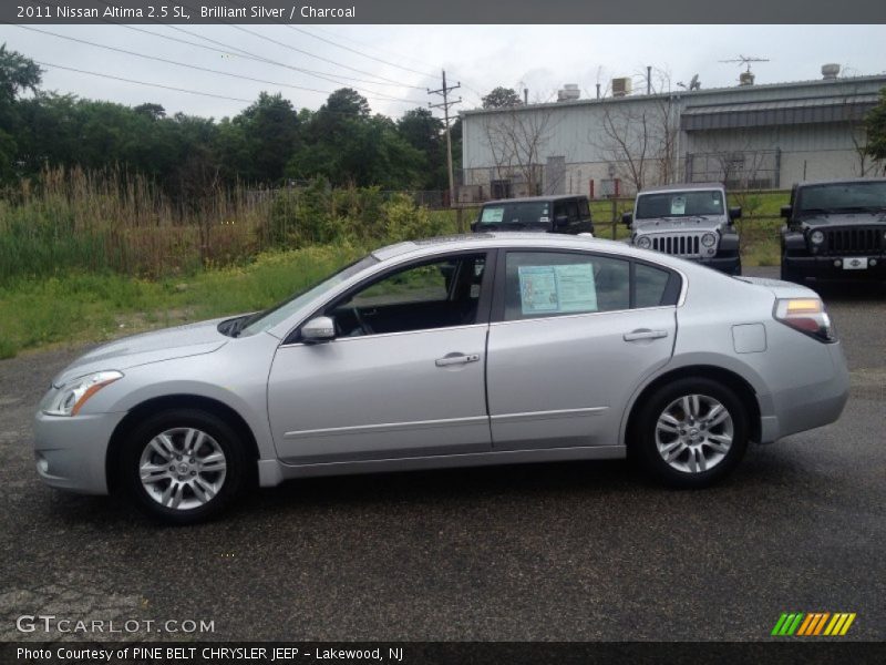 Brilliant Silver / Charcoal 2011 Nissan Altima 2.5 SL