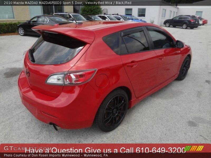 Velocity Red Mica / Black/Red 2010 Mazda MAZDA3 MAZDASPEED3 Sport 5 Door