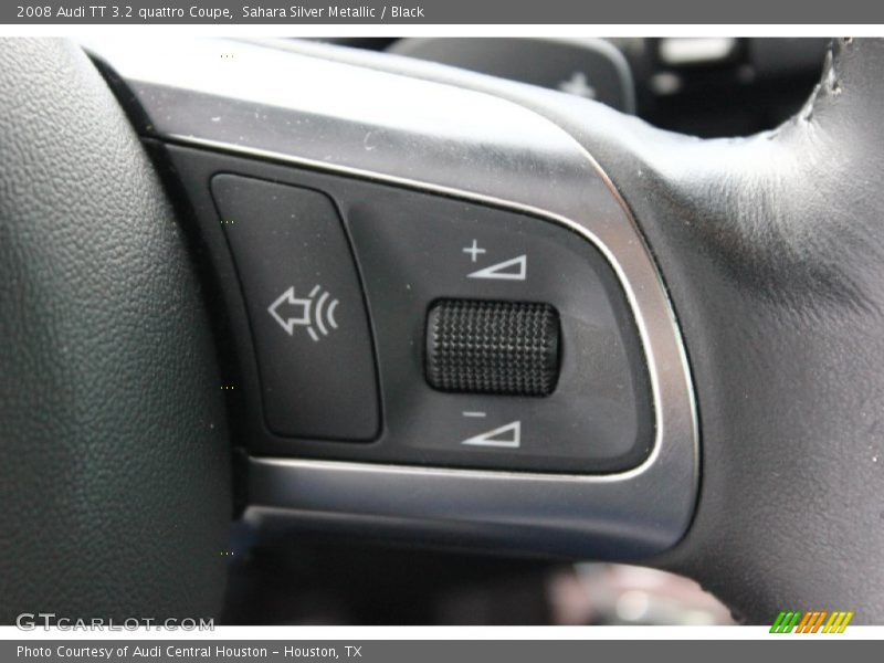 Sahara Silver Metallic / Black 2008 Audi TT 3.2 quattro Coupe