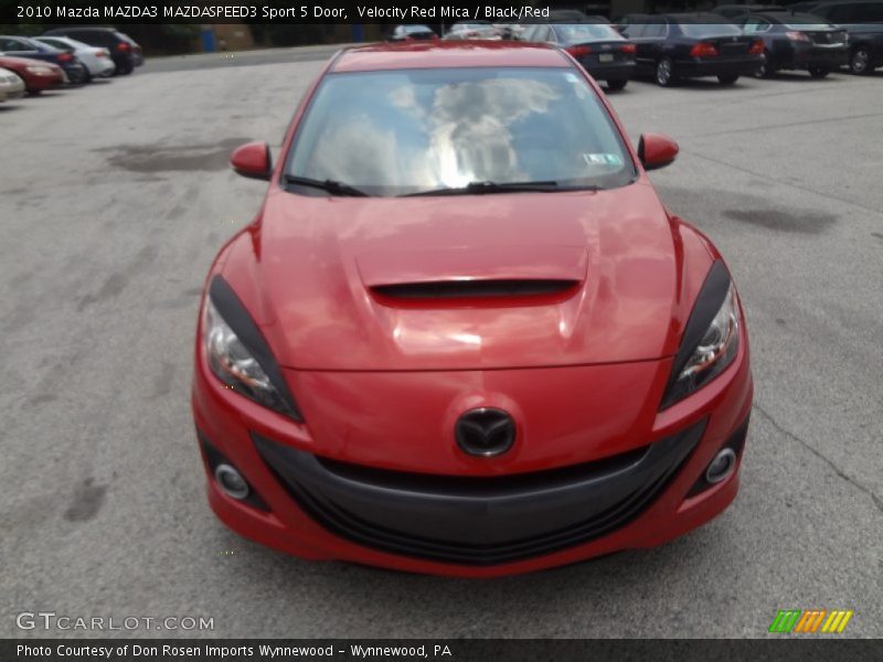 Velocity Red Mica / Black/Red 2010 Mazda MAZDA3 MAZDASPEED3 Sport 5 Door