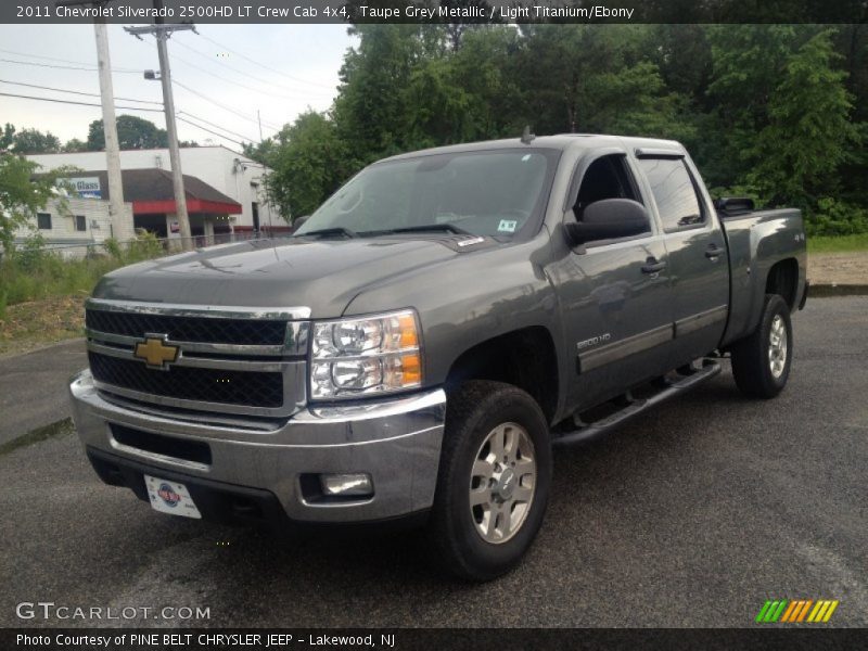 Taupe Grey Metallic / Light Titanium/Ebony 2011 Chevrolet Silverado 2500HD LT Crew Cab 4x4