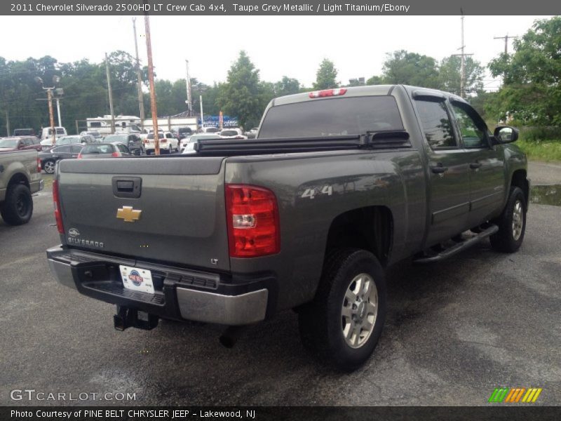 Taupe Grey Metallic / Light Titanium/Ebony 2011 Chevrolet Silverado 2500HD LT Crew Cab 4x4