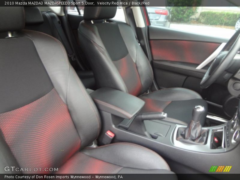 Velocity Red Mica / Black/Red 2010 Mazda MAZDA3 MAZDASPEED3 Sport 5 Door
