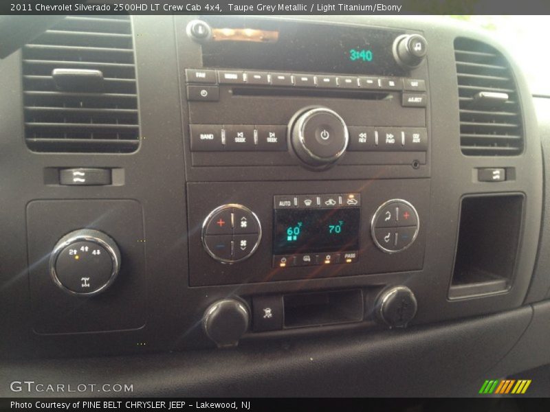 Taupe Grey Metallic / Light Titanium/Ebony 2011 Chevrolet Silverado 2500HD LT Crew Cab 4x4