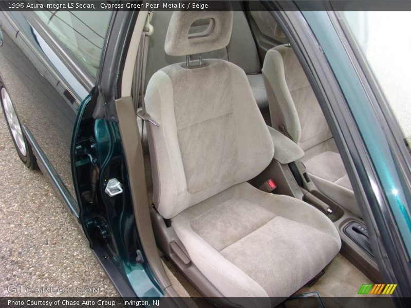 Cypress Green Pearl Metallic / Beige 1996 Acura Integra LS Sedan
