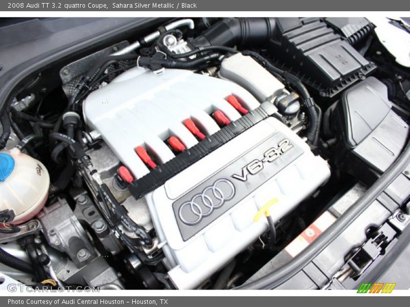 Sahara Silver Metallic / Black 2008 Audi TT 3.2 quattro Coupe