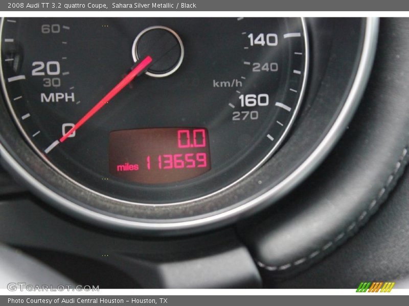 Sahara Silver Metallic / Black 2008 Audi TT 3.2 quattro Coupe