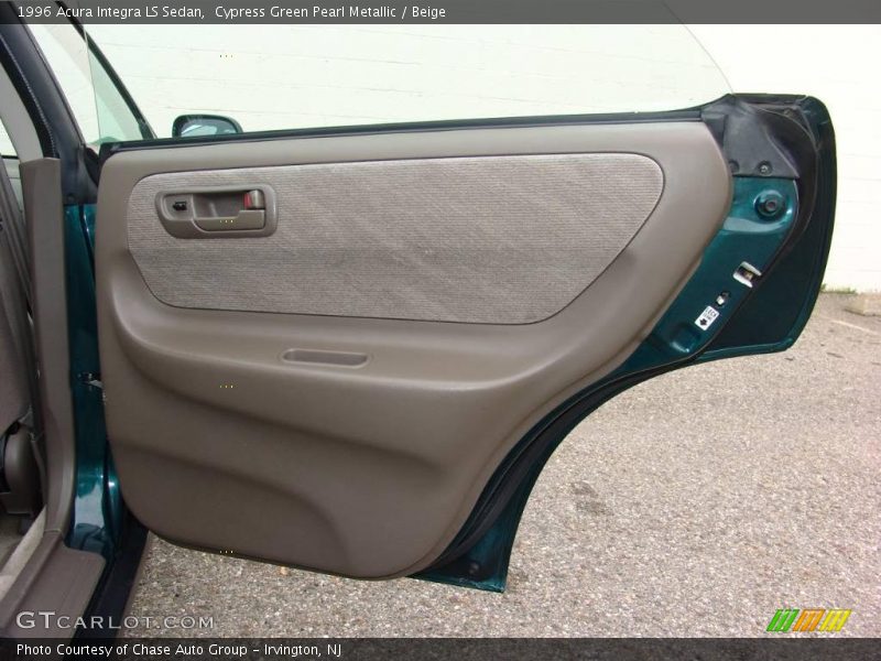 Cypress Green Pearl Metallic / Beige 1996 Acura Integra LS Sedan