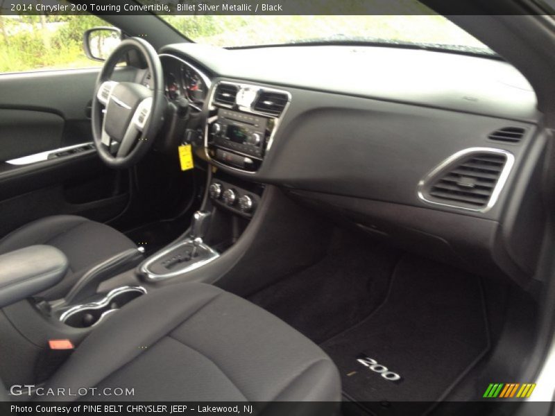 Billet Silver Metallic / Black 2014 Chrysler 200 Touring Convertible