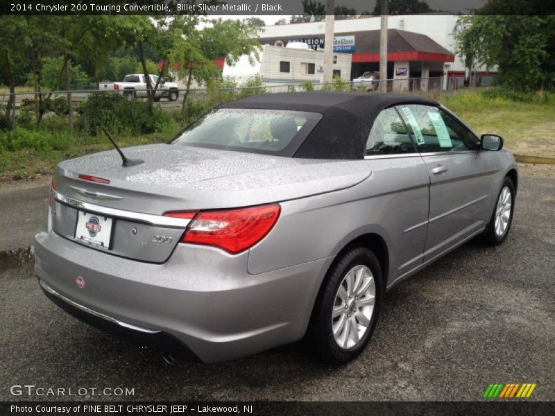 Billet Silver Metallic / Black 2014 Chrysler 200 Touring Convertible
