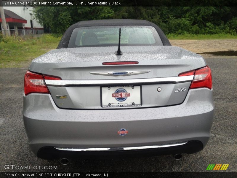 Billet Silver Metallic / Black 2014 Chrysler 200 Touring Convertible