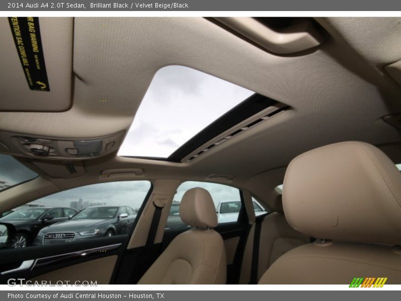 Brilliant Black / Velvet Beige/Black 2014 Audi A4 2.0T Sedan