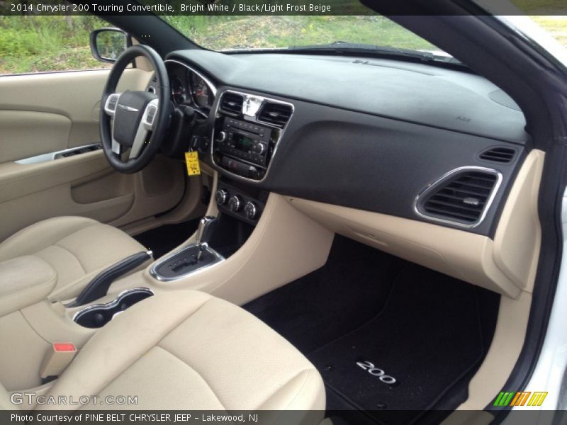 2014 200 Touring Convertible Black/Light Frost Beige Interior