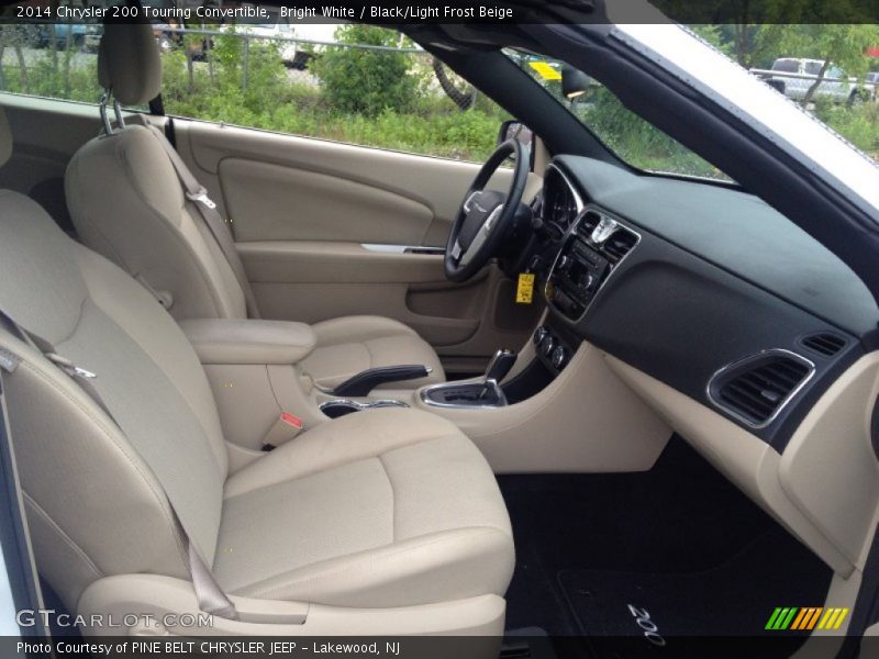 Front Seat of 2014 200 Touring Convertible