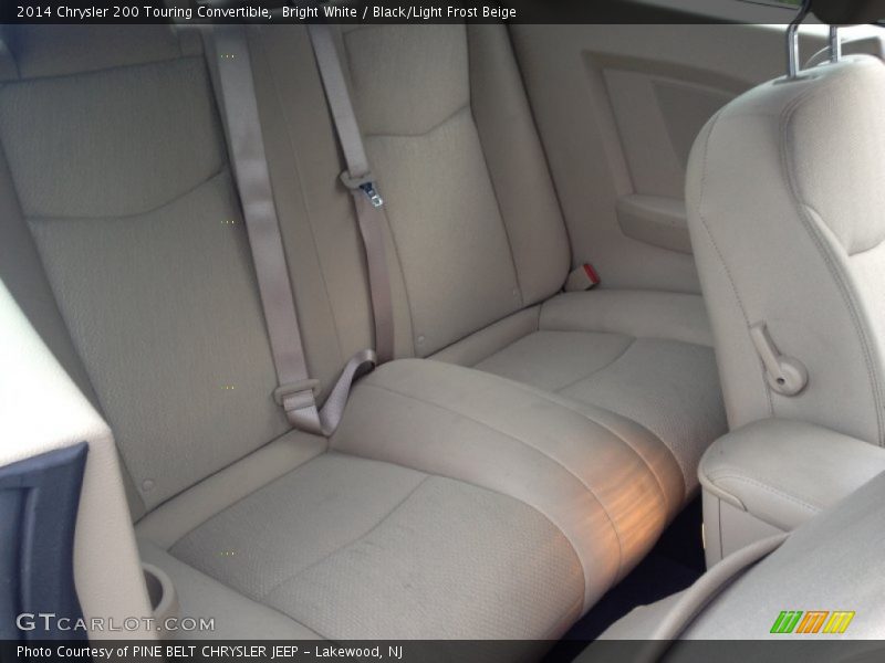Rear Seat of 2014 200 Touring Convertible