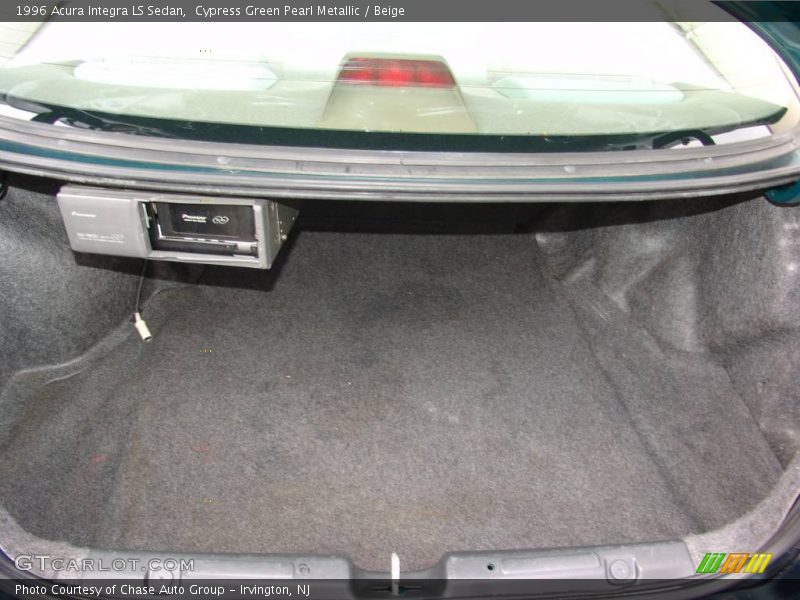 Cypress Green Pearl Metallic / Beige 1996 Acura Integra LS Sedan
