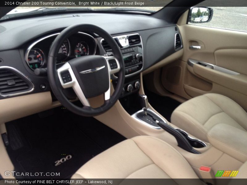 Black/Light Frost Beige Interior - 2014 200 Touring Convertible 