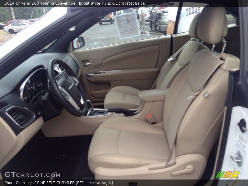 Front Seat of 2014 200 Touring Convertible