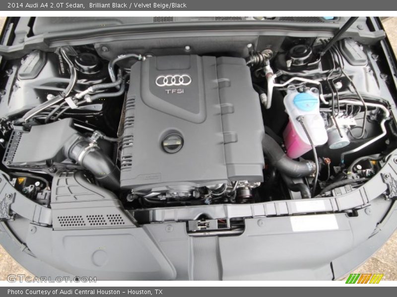 Brilliant Black / Velvet Beige/Black 2014 Audi A4 2.0T Sedan