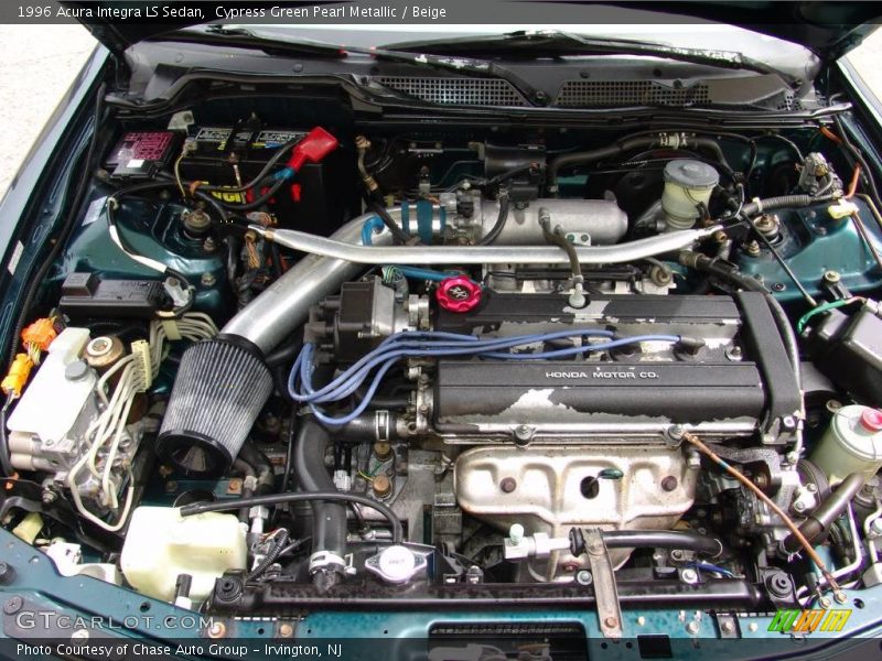 Cypress Green Pearl Metallic / Beige 1996 Acura Integra LS Sedan