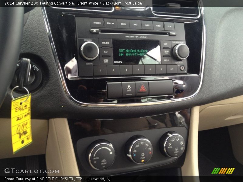 Controls of 2014 200 Touring Convertible