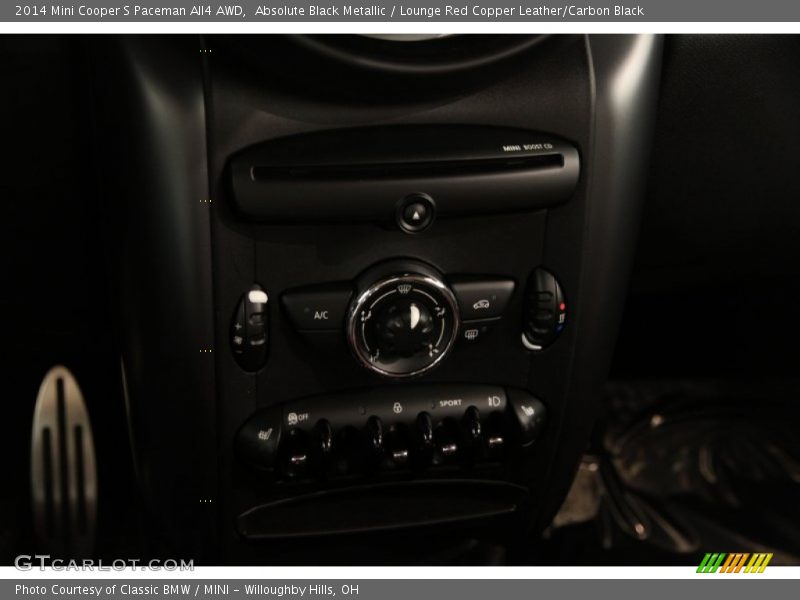 Controls of 2014 Cooper S Paceman All4 AWD