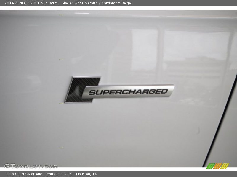 Glacier White Metallic / Cardamom Beige 2014 Audi Q7 3.0 TFSI quattro